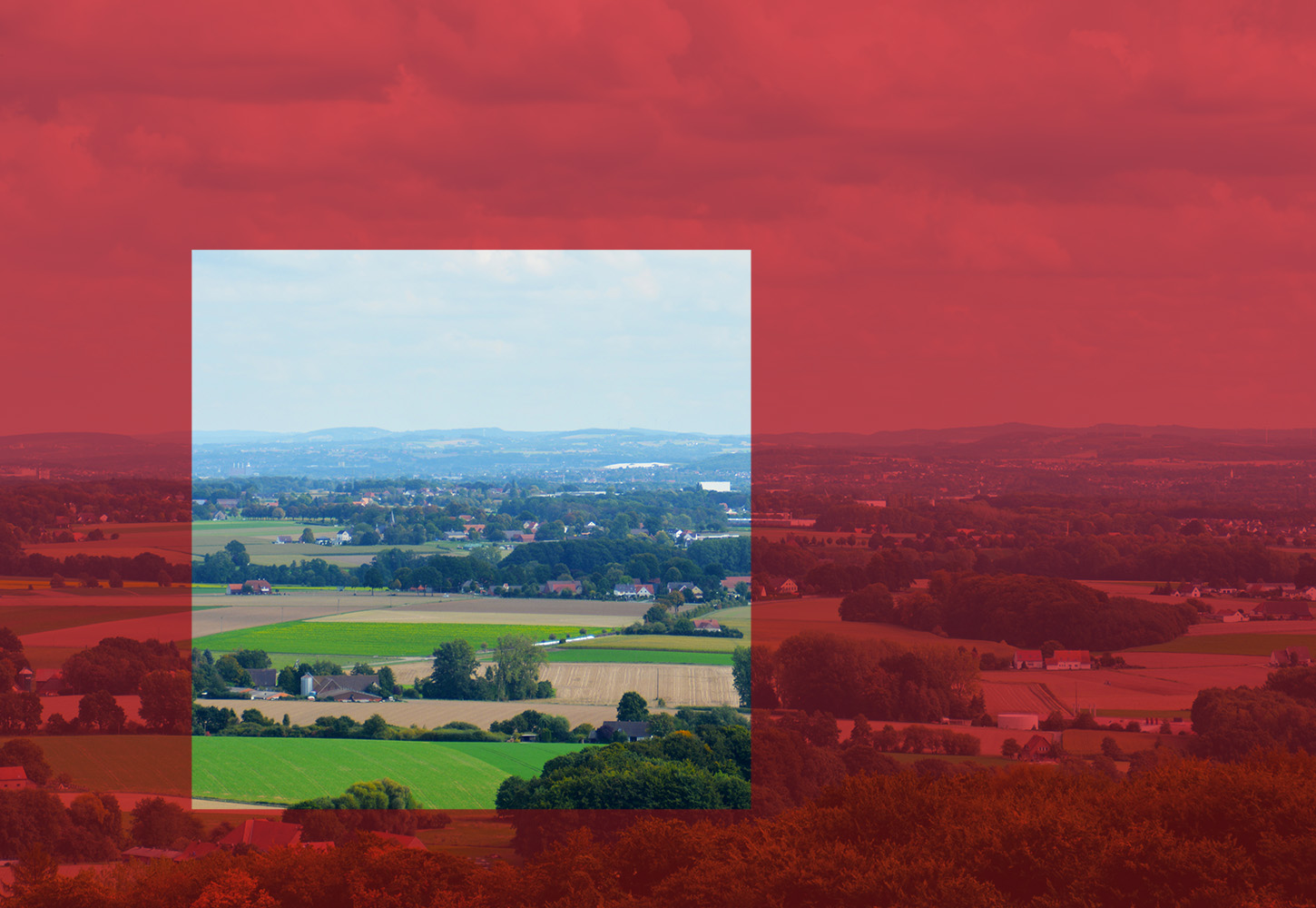 Aussicht auf das Osnabrücker Land